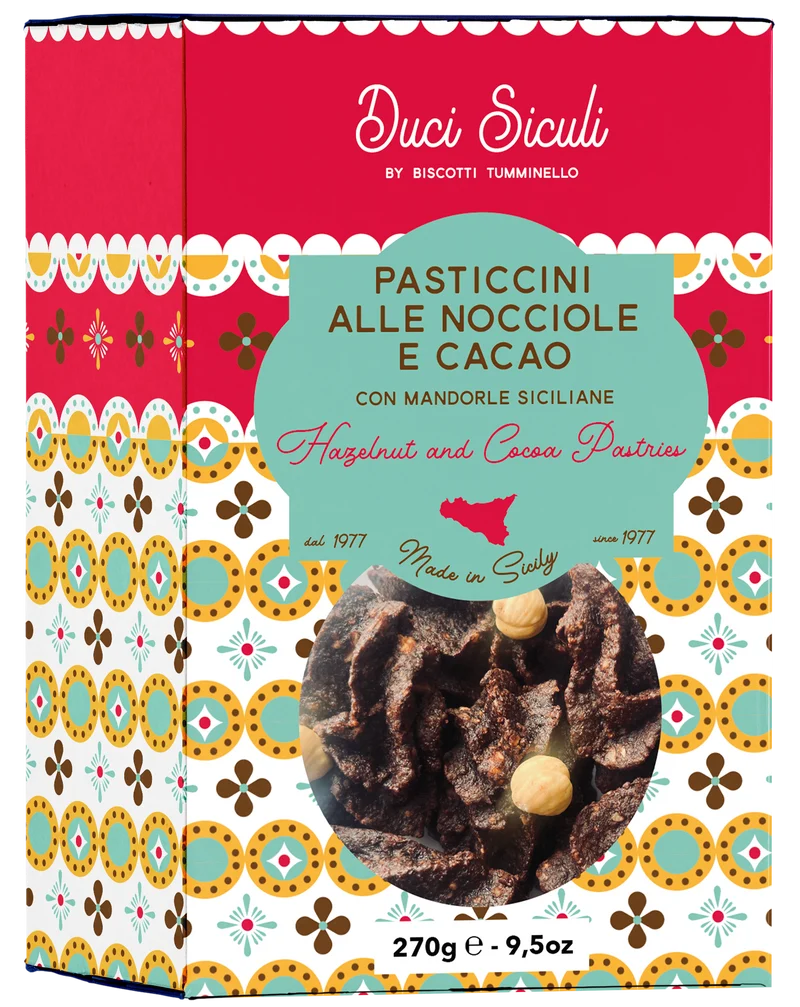 Pasticcini aux noisettes et au cacao - Tumminello