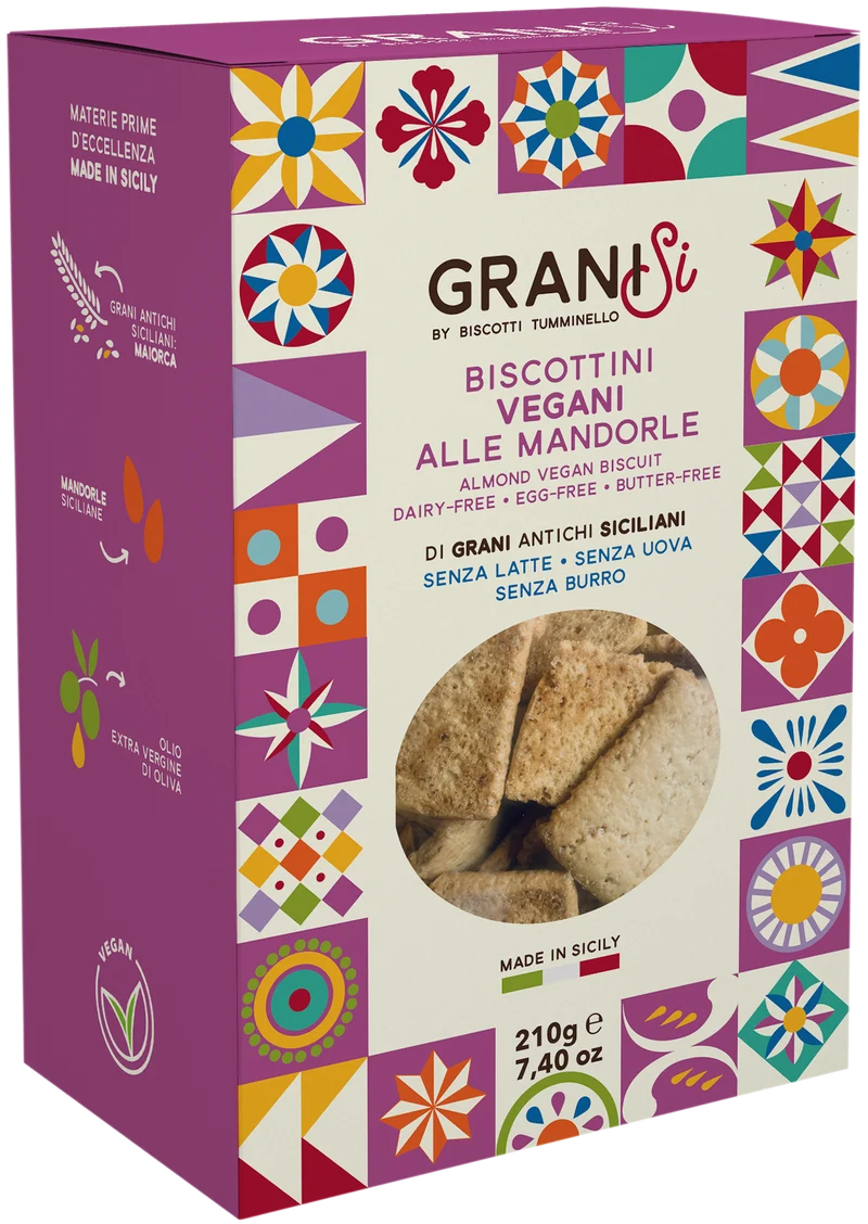 Biscuits végétaliens aux amandes - Tumminello