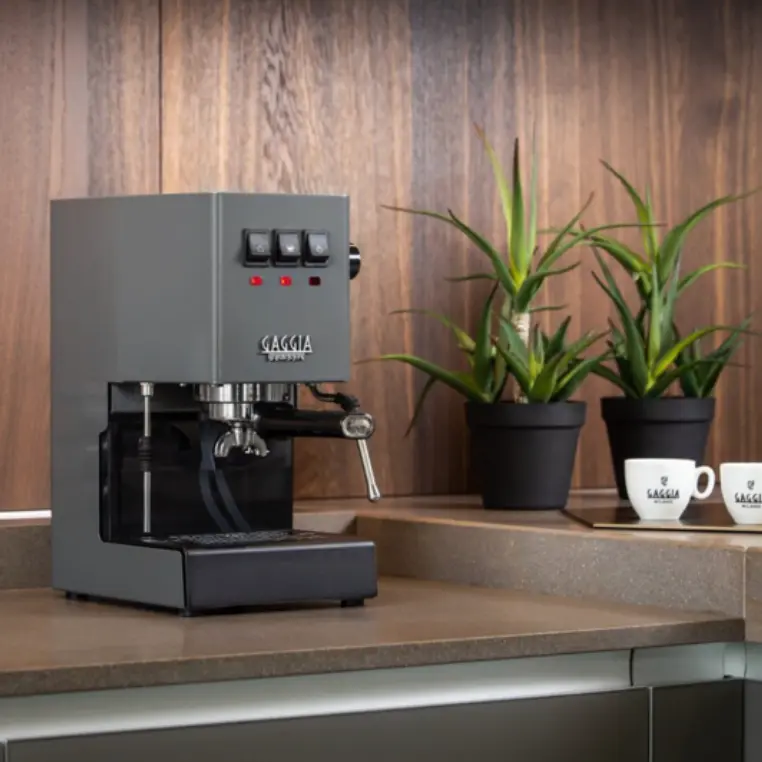 Gaggia Classic E24 Color Vibes - Gris Metallisé