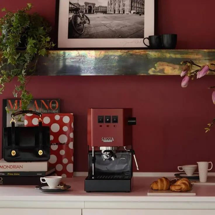 Gaggia Classic E24 Color Vibes - Rouge Cerise
