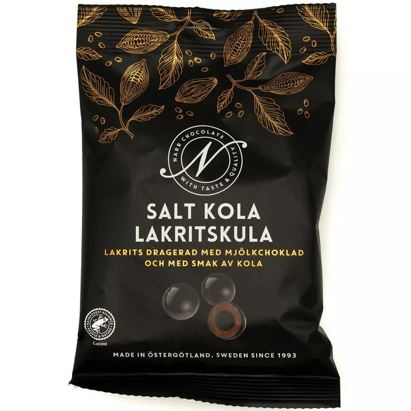 Boules de réglisse au chocolat et caramel - Narr chocolate