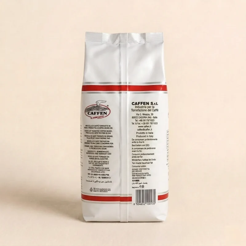 Caffen Espresso White Bar Vesuvio - 1kg de café en grain 70% Arabica