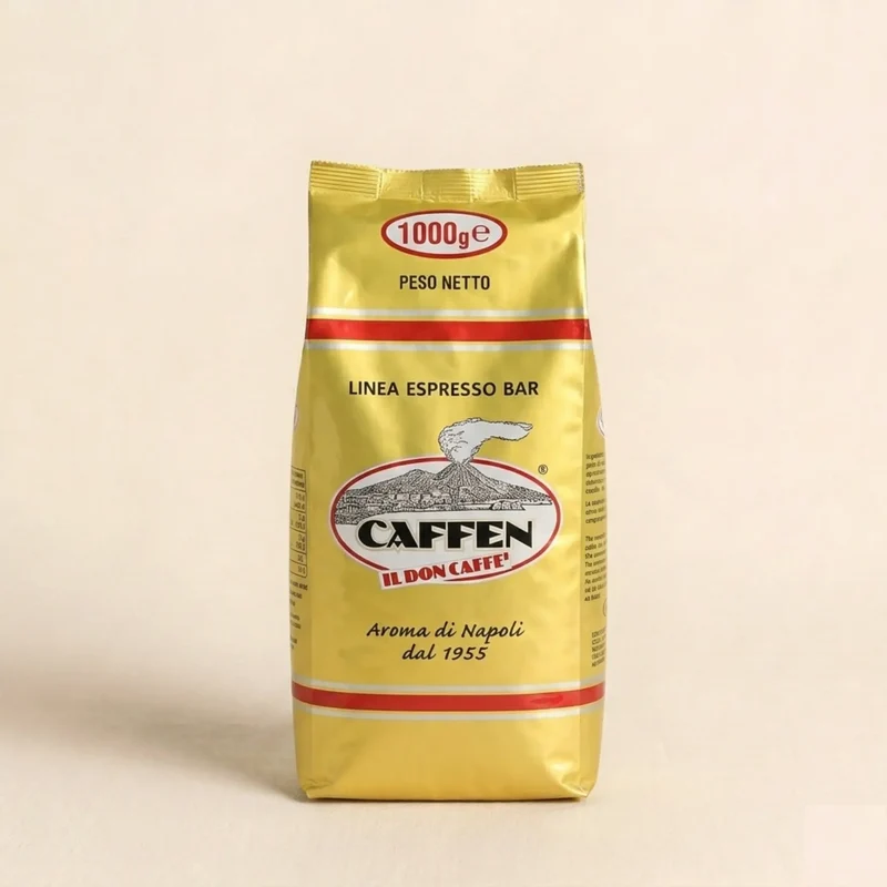 Caffen Golden Bar - 1kg de café en grain 80% Arabica