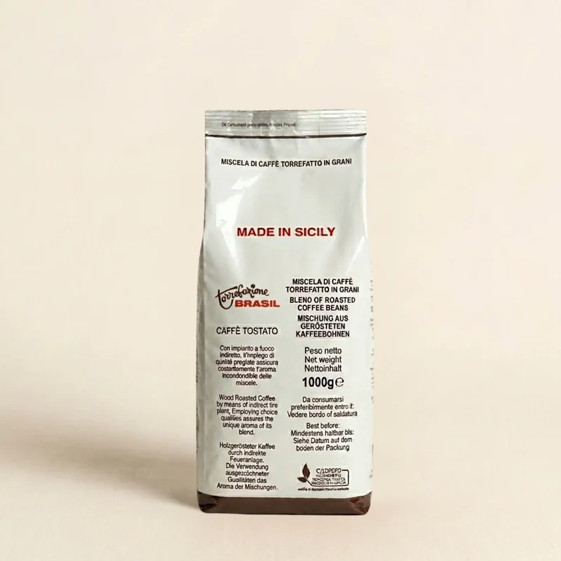 Caffè Brasil Miscela Extrabar - 1kg de café en grain