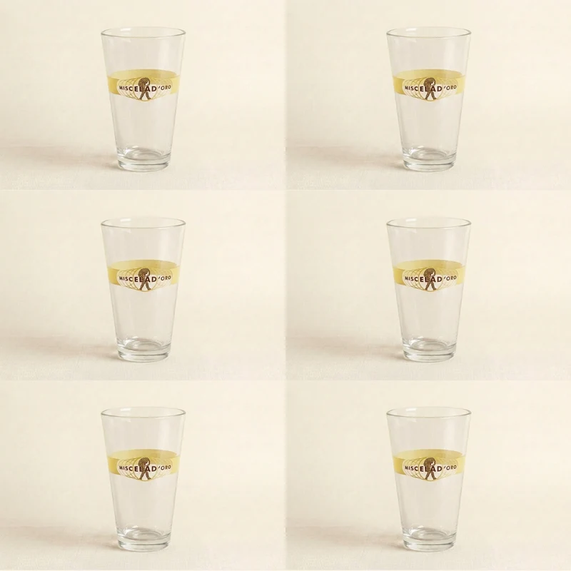 Long Verre à boissons lattés - Miscela d’Oro - Lot de 6