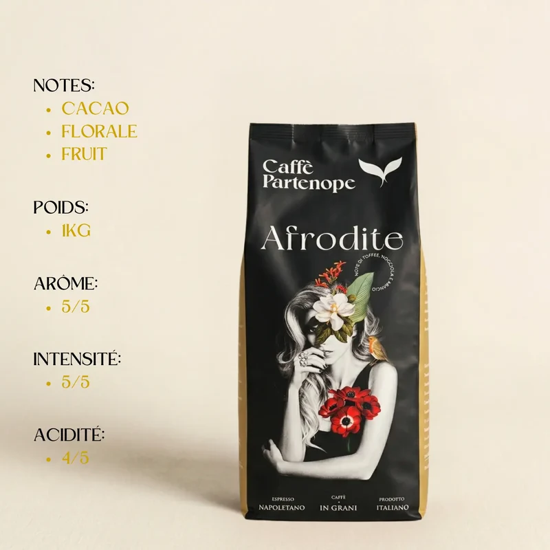 Caffè Partenope Afrodite - 1kg de café en grain