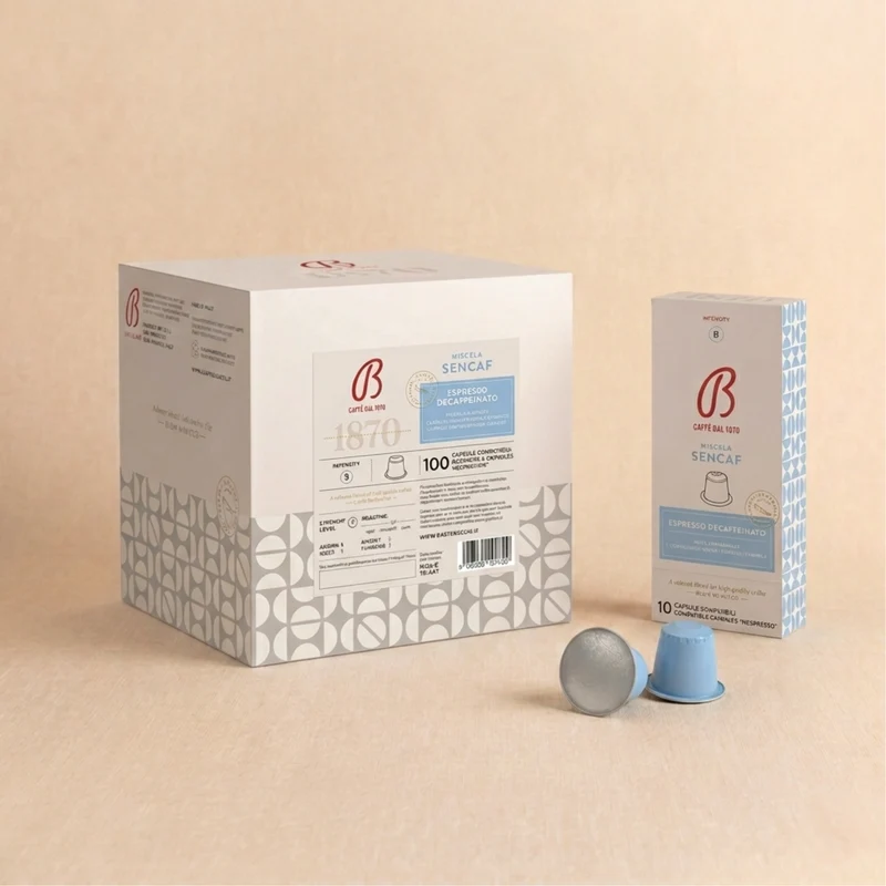 Caffè Barbera Décaféiné - 10/100 capsules compatibles Nespresso®