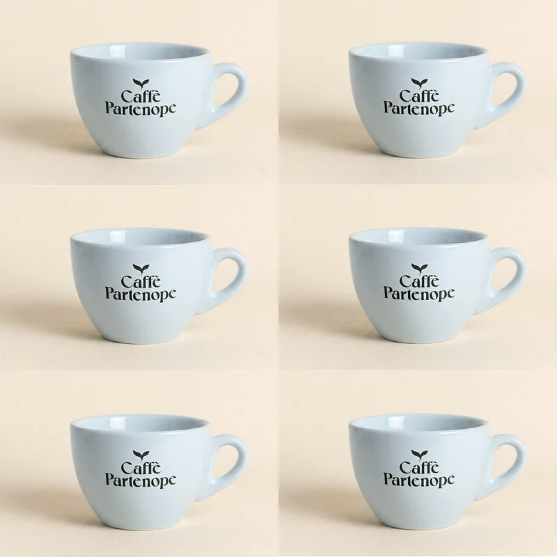 Tasse Cappuccino Caffè Partenope - Lot de 6