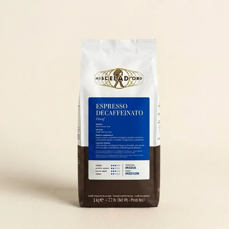 Miscela D'Oro Espresso Decaf - 1kg de café en grain