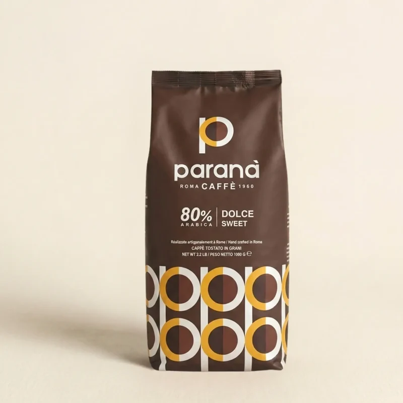 Paranà Caffè Dolce 80% - 1kg de café en grain