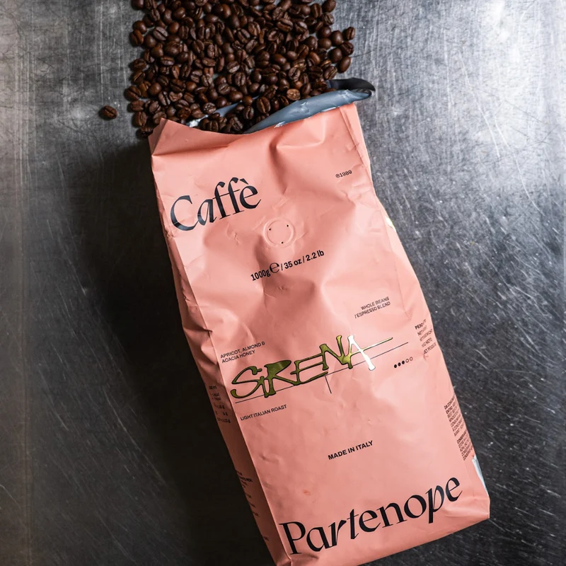Caffè Partenope Sirena - 1kg de café en grain 100% Arabica
