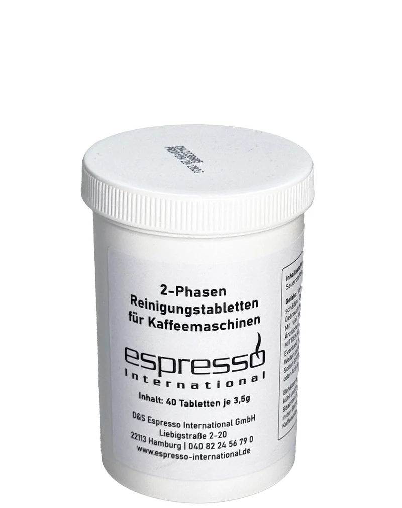 Pastilles de nettoyage biphasées pour machines à café - Espresso International