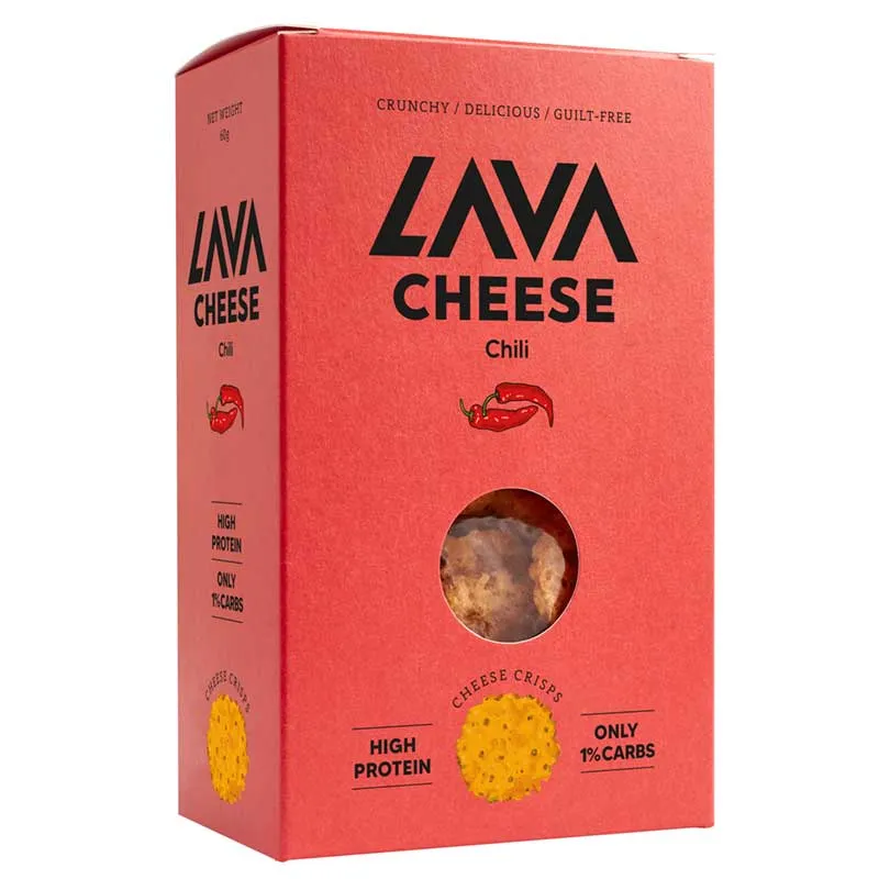 Chips au cheddar et au chili - Lava Cheese