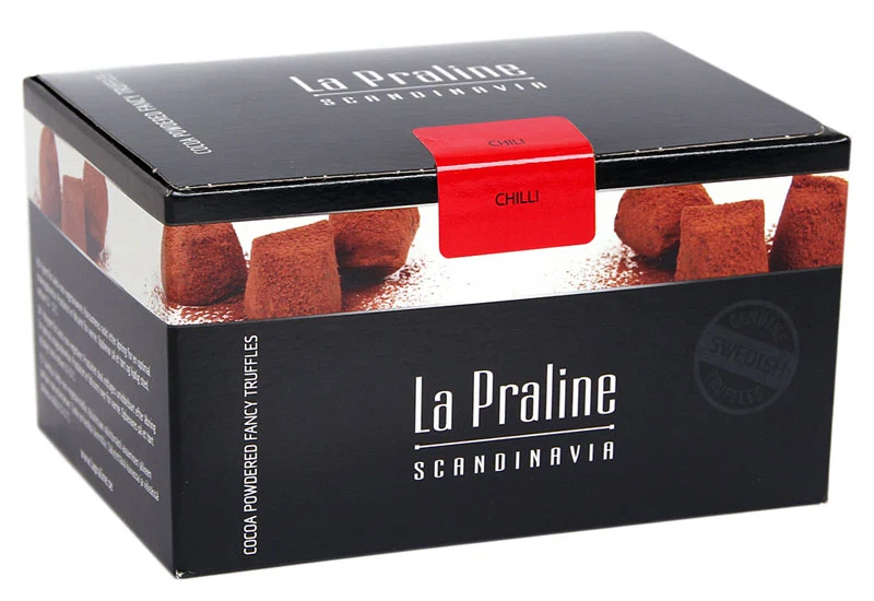 Truffes pralinées au chocolat pimenté - La Praline