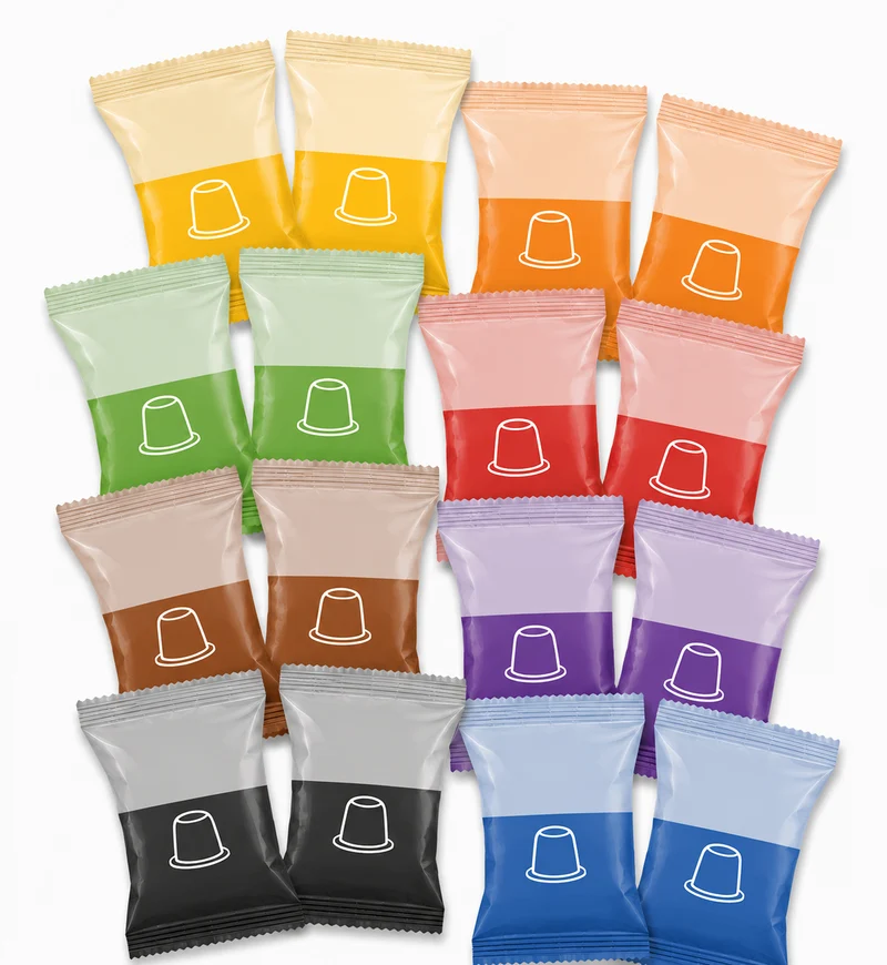 Pack dégustation MIX - 16 Capsules compatibles Nespresso®*