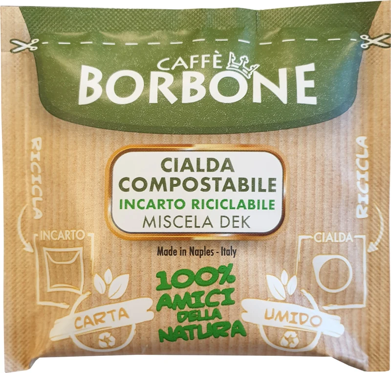 Dosettes ESE Caffè Borbone DECAFFEINATO