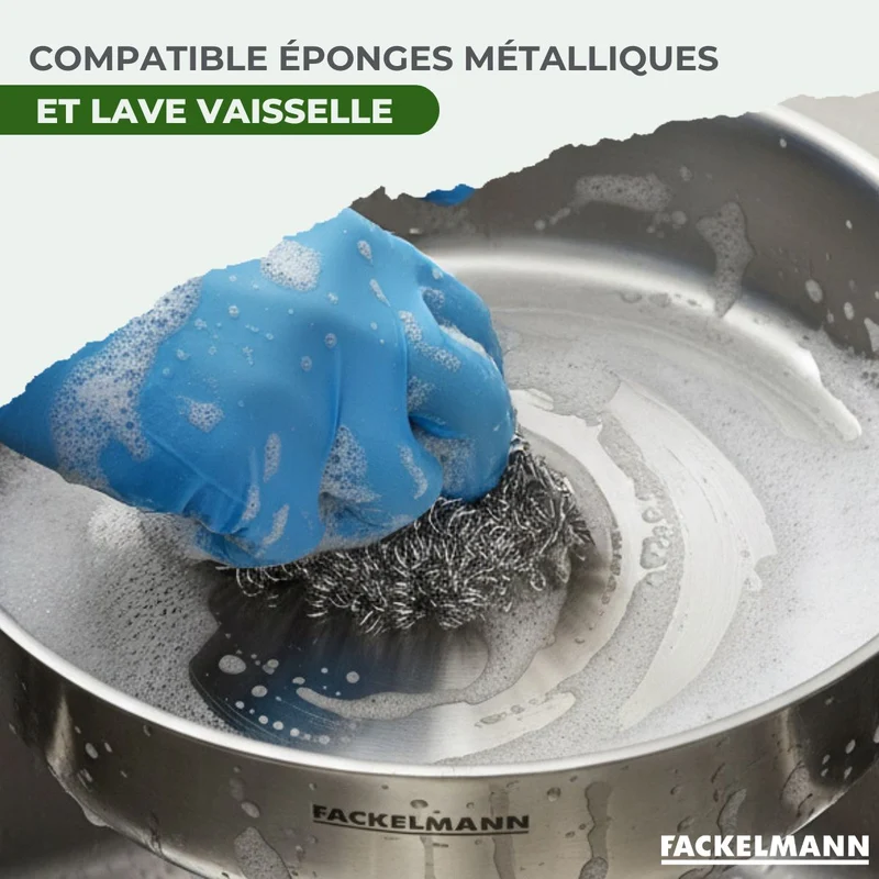 Faitout 24 cm en inox 18/10 Triply Fackelmann Vita3