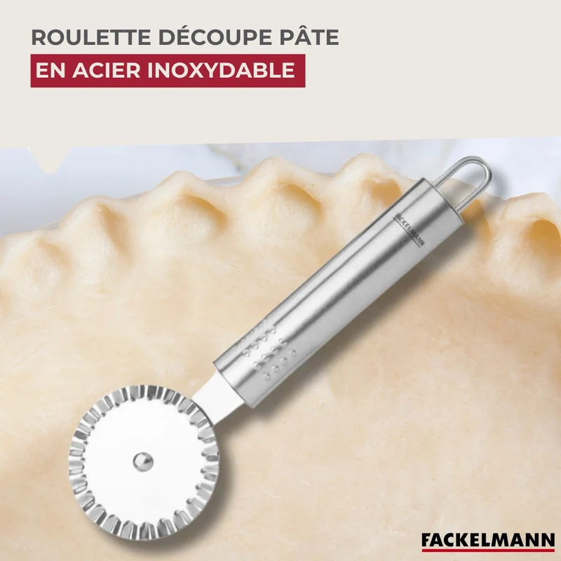Roulette découpe pâte18 cm Fackelmann Ovale limited edition
