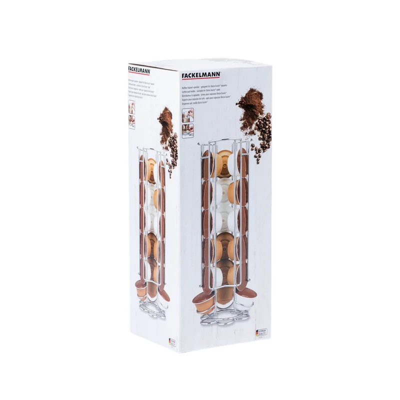 Ensemble à café avec porte capsules Dolce Gusto® et mousseur à lait Fackelmann