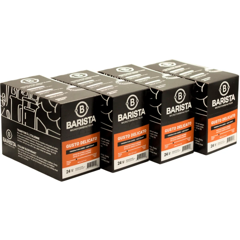 Caisse de capsules Gusto Delicato compatibles K-Cup®* (4 boîtes X 24 K-Cups)
