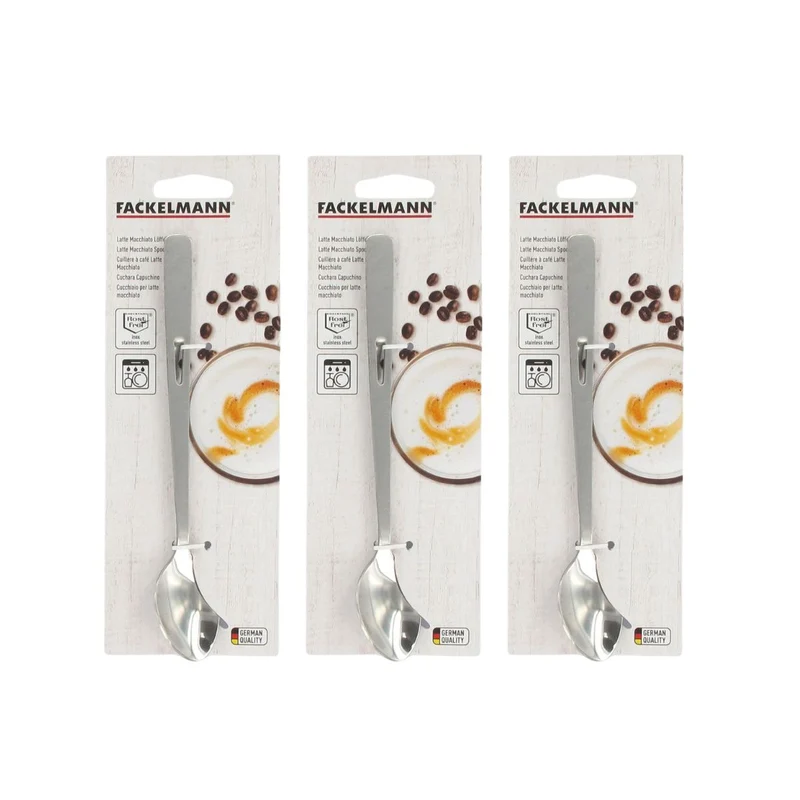 Lot de 3 cuillères à confiture en acier inoxydable Fackelmann