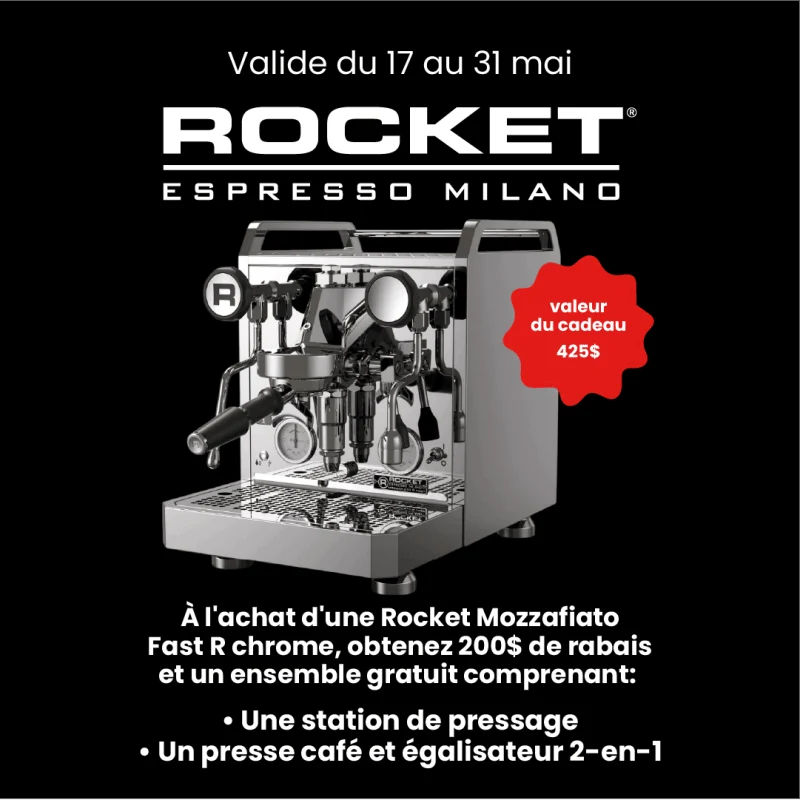 Ensemble Rocket Mozzafiato Fast R chrome et accessoires