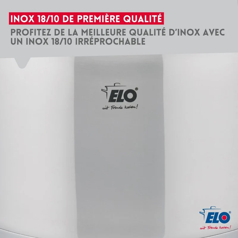 Faitout en inox 20 cm de 3,4 litres Elo Citrin