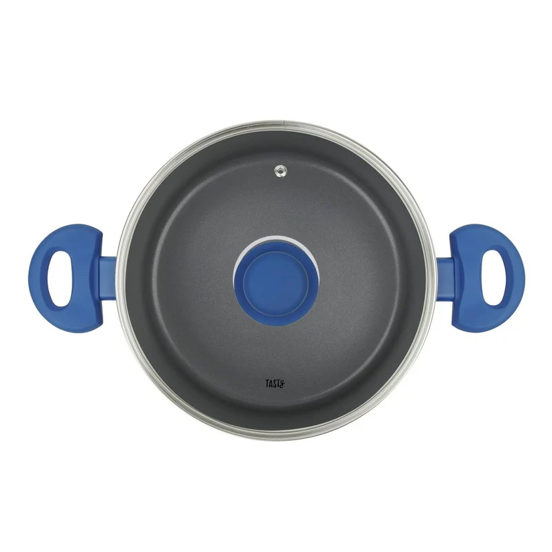 Faitout avec dosage d'huile et couvercle 24 cm Tasty Casserole