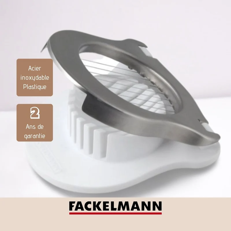 Coupe oeufs durs arrondi Fackelmann Basic