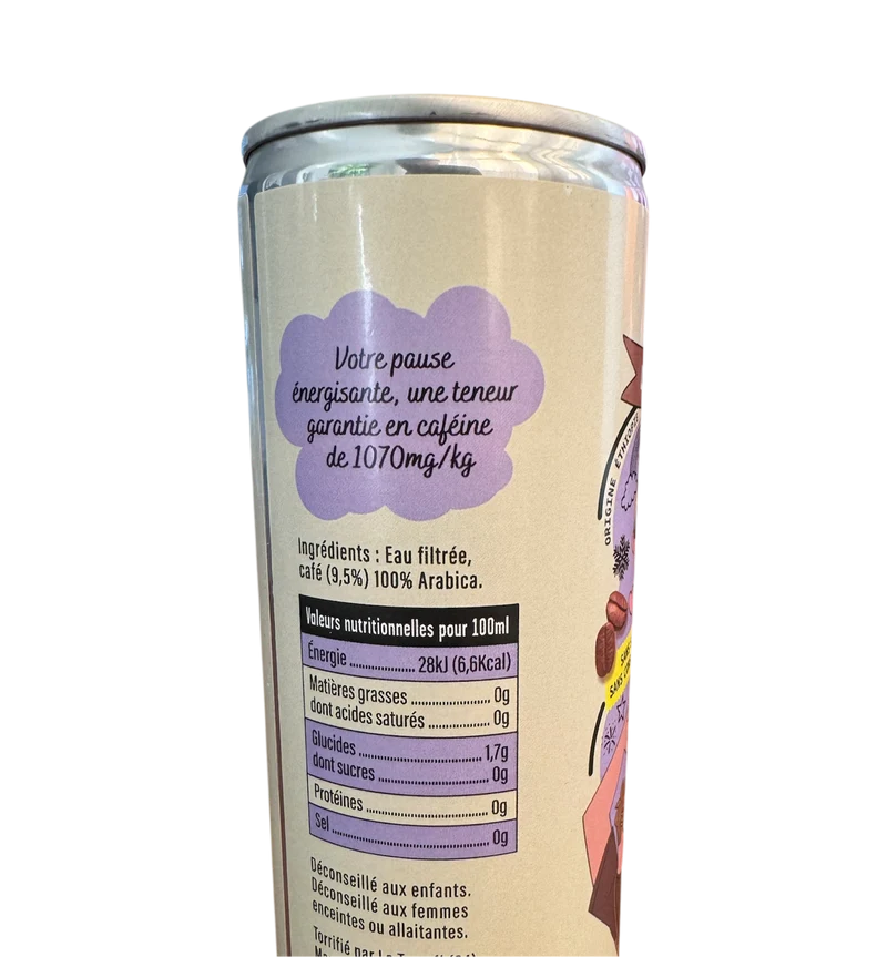 ICÖ - Cold Brew de café de spécialité - Canettes 250ml