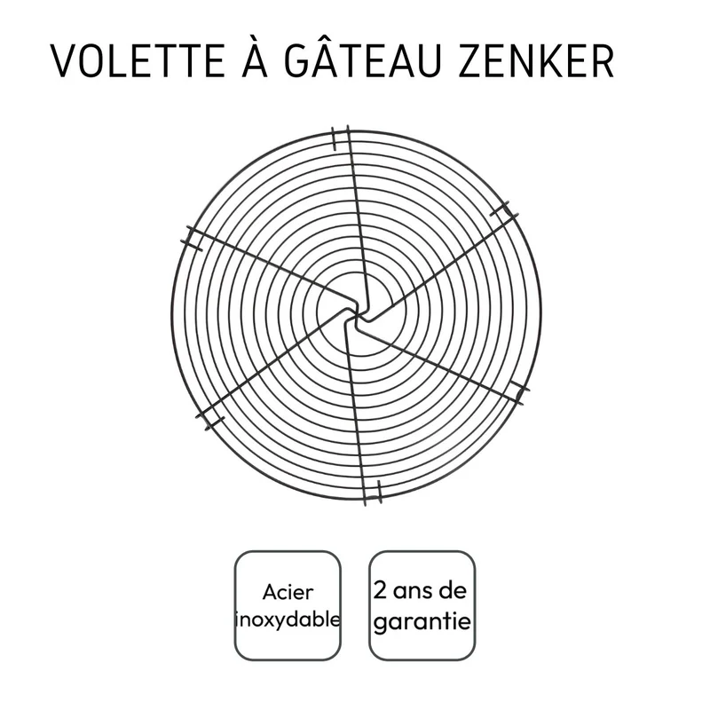 Présentoir à gâteaux 30 cm Zenker Smart Pastry