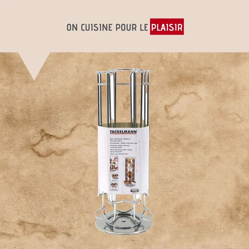 Porte capsule Dolce Gusto rotatif Fackelmann Petit Déjeuner