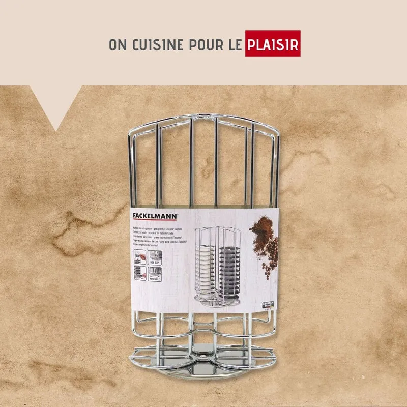 Porte capsules Tassimo rotatif Fackelmann Petit Déjeuner