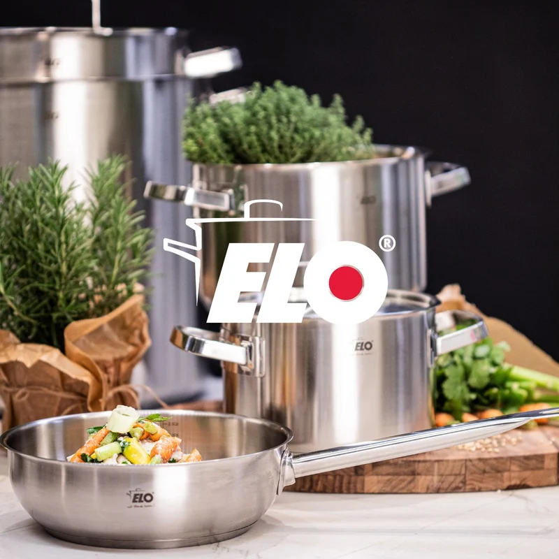Sauteuse 20 cm en acier inoxydable 18/8 Elo Profi Cuisine