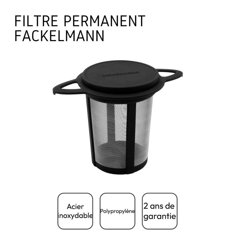 Filtre à thé réemployable pour théière et tasse à thé Fackelmann