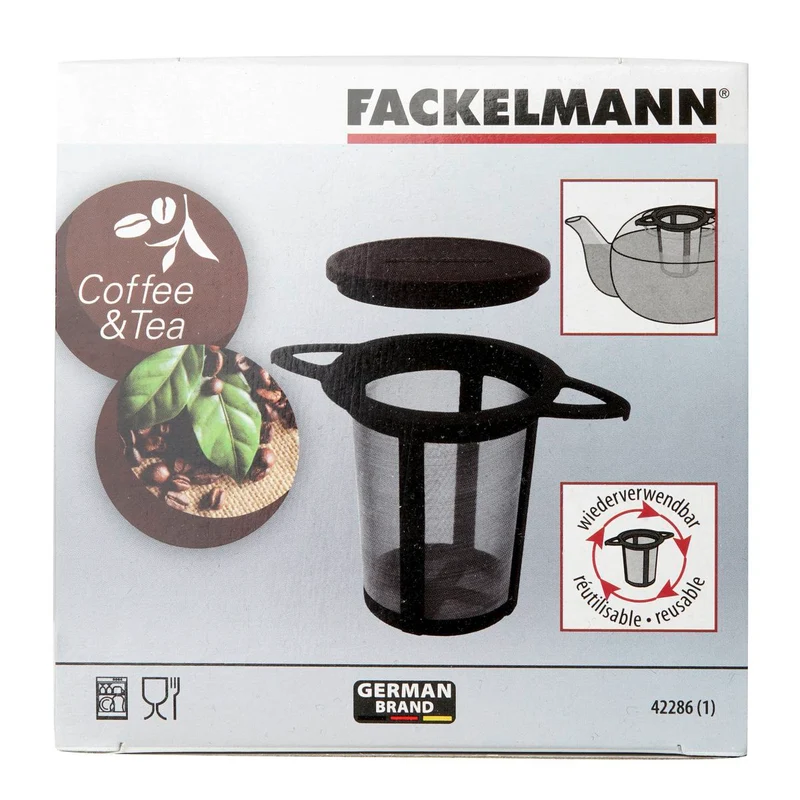 Filtre à thé réemployable pour théière et tasse à thé Fackelmann