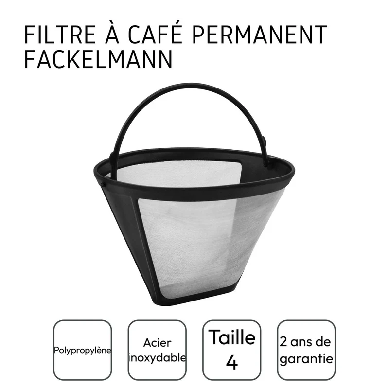 Filtre à café réemployable GR4 Fackelmann