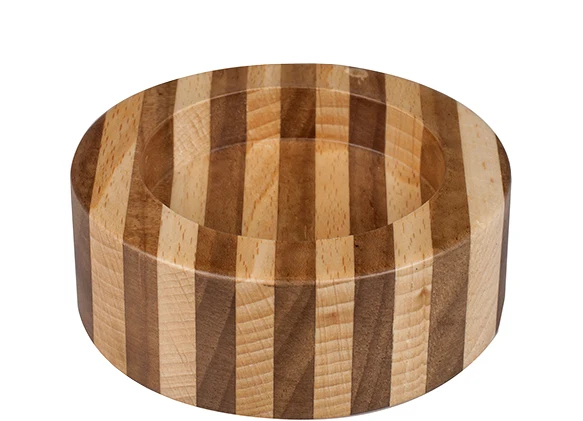 Support de Tamper en bois à rayures - Motta