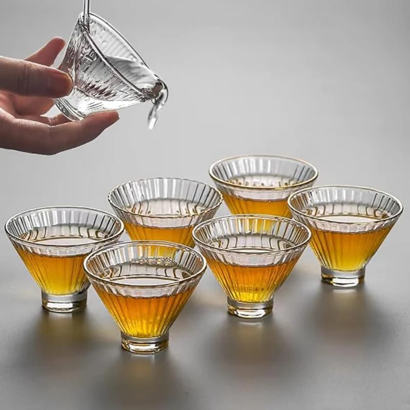 Topwell Tea Glass Cup – Assorted Designs & Sizes