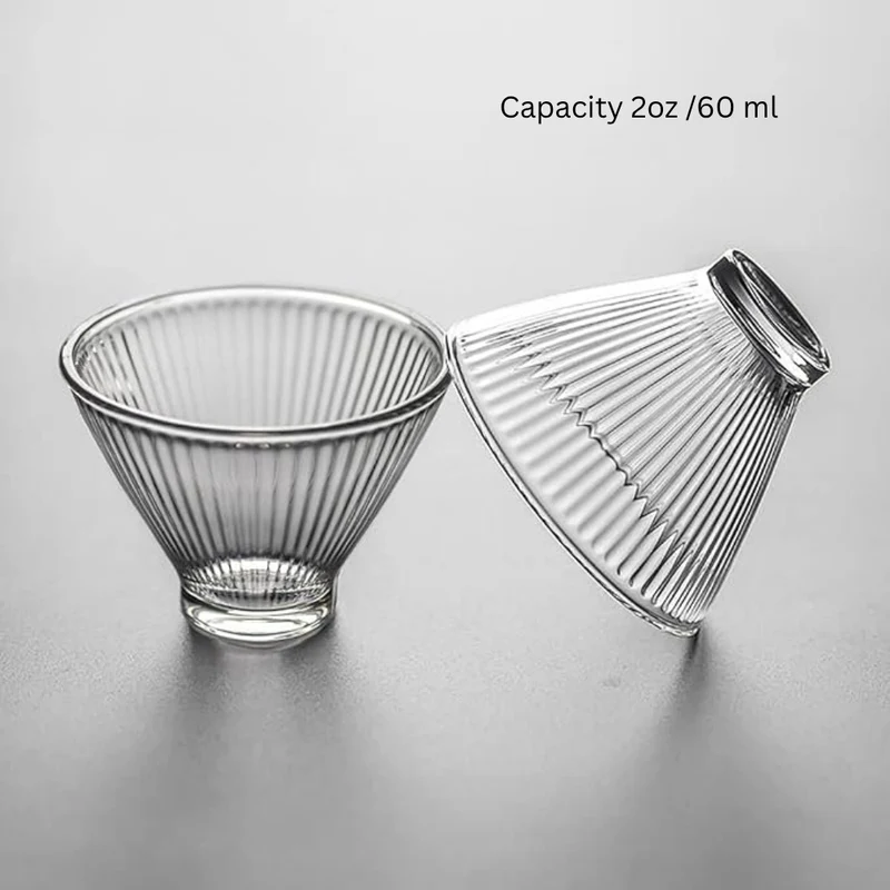Topwell Tea Glass Cup – Assorted Designs & Sizes