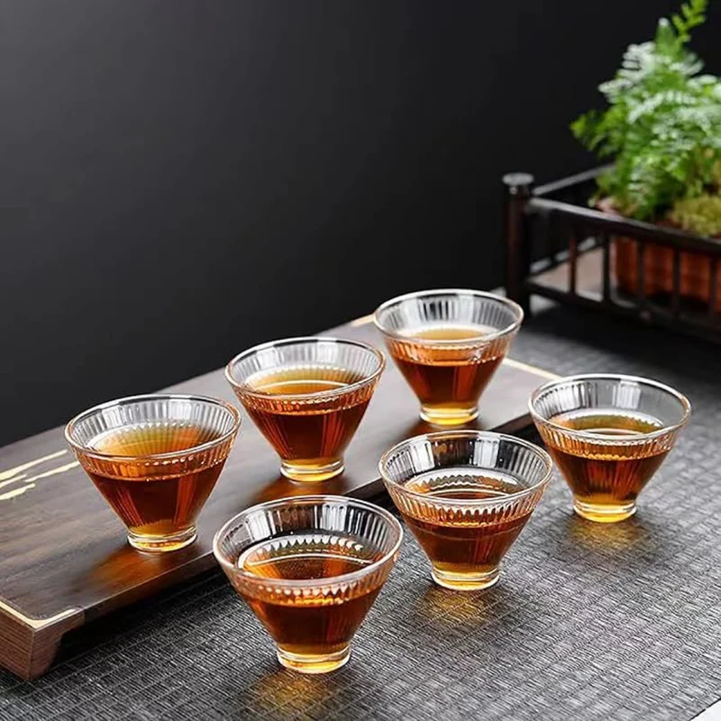 Topwell Tea Glass Cup – Assorted Designs & Sizes