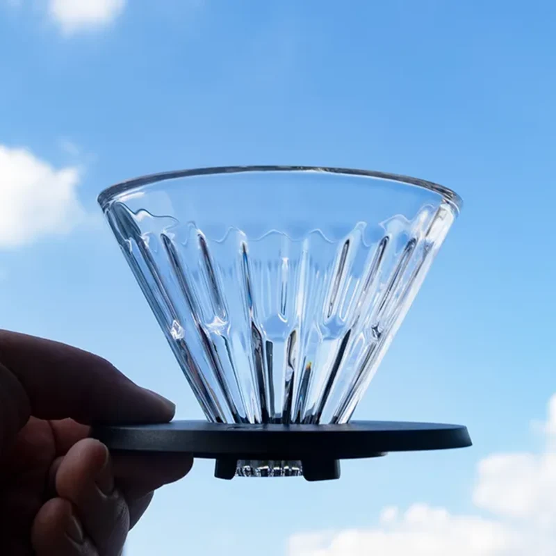 Crystal Eye Glass Dripper Holder | Black