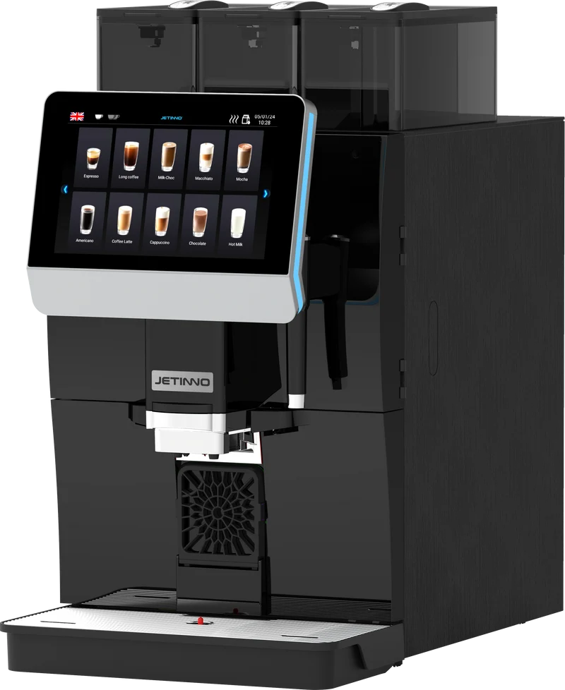 Jetinno JL33A Coffee Machine with BR9CN Professional Fresh Milk Fridge Set