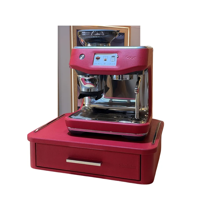 Sage Coffee Machine & Vinchento Organizer - Customized Leather (Pre-Order)