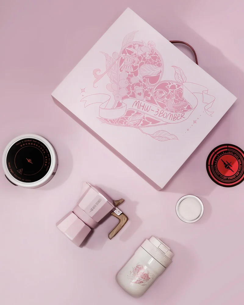 MHW-3BOMBER Flipped Moka Pot Gift Box – 5-Piece Set | (UK Version Available)