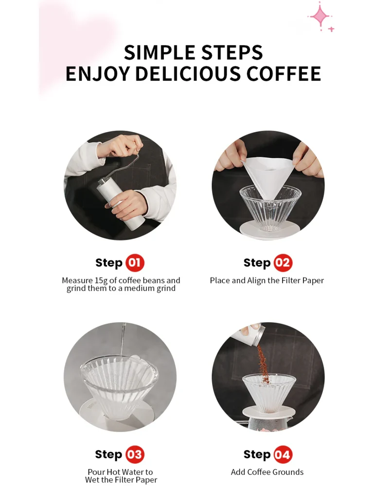 MHW-3BOMBER M1 Drip Coffee Set – Flipped Pour Over Gift Box – 9pcs