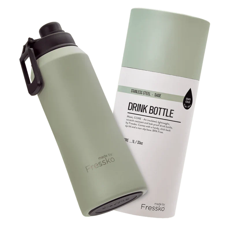 Fressko Core Bottle – 1L / 34oz – Stainless Steel