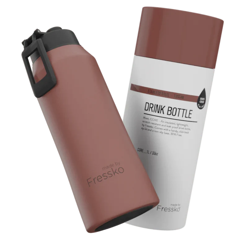Fressko Core Bottle – 1L / 34oz – Stainless Steel