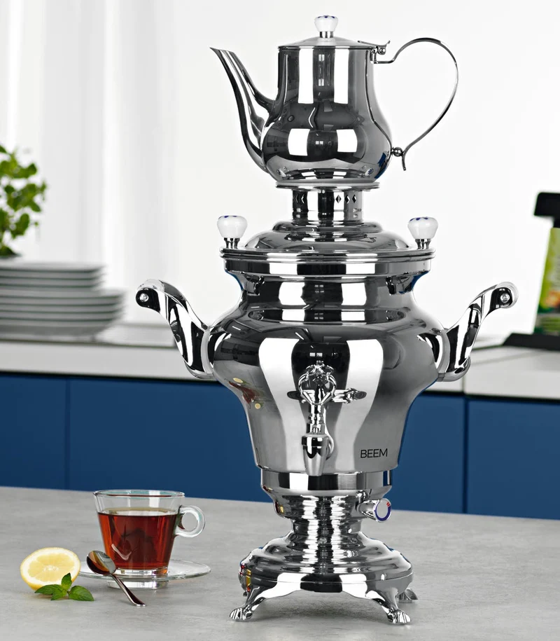 BEEM Rebecca III Samovar – 5L Stainless Steel