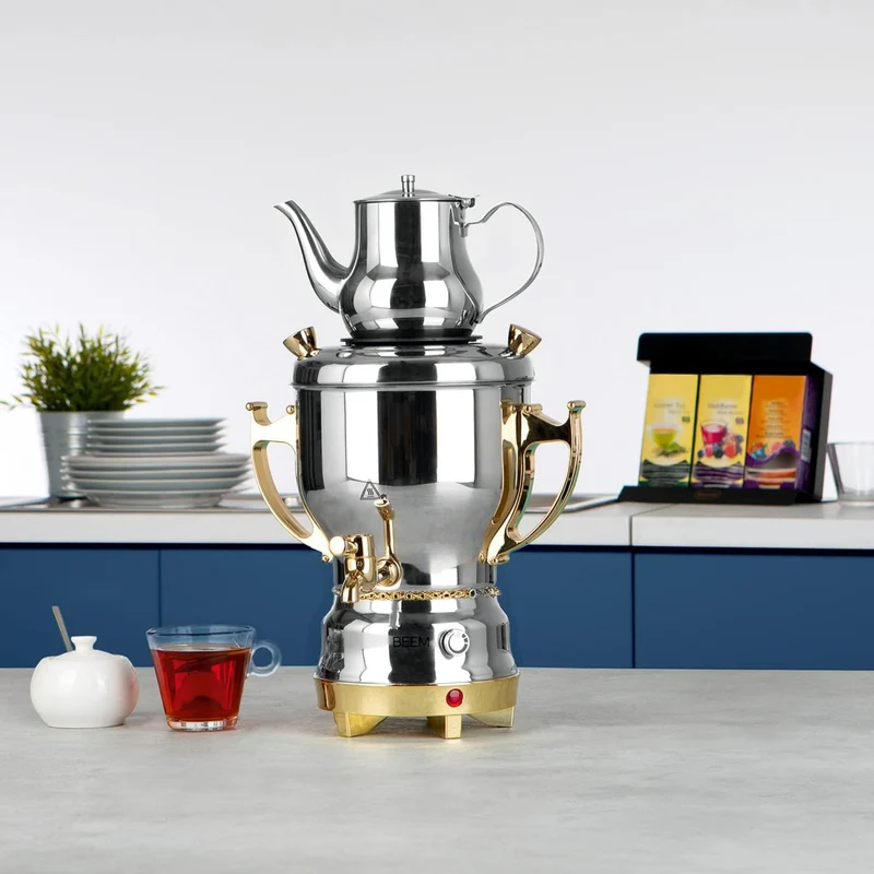 Beem Samovar Tea Classic – 3L Stainless Steel Tea Maker